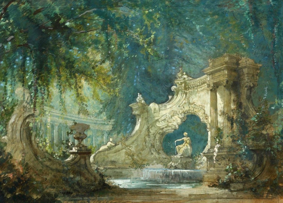 Classic painting used as the article cover