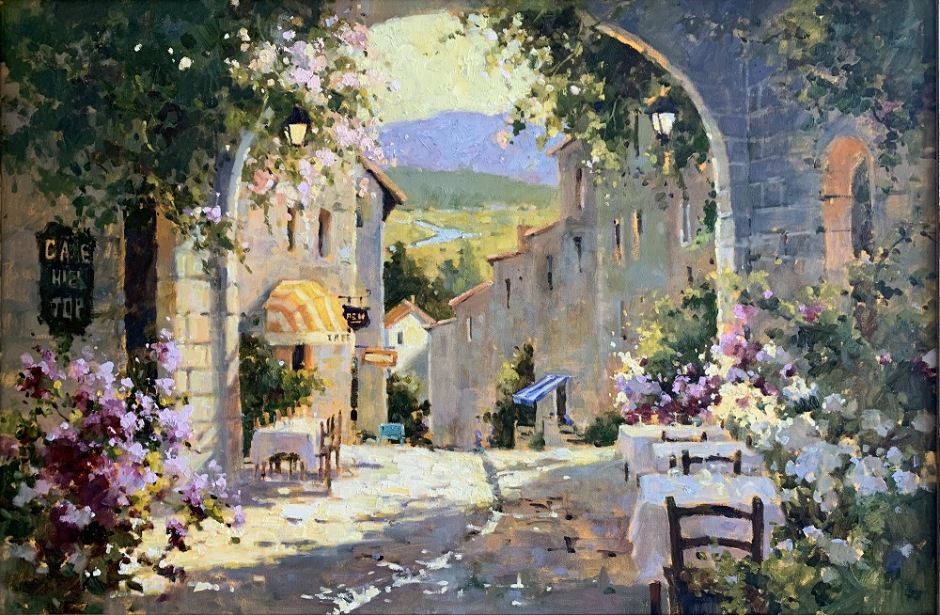 Classic painting used as the article cover
