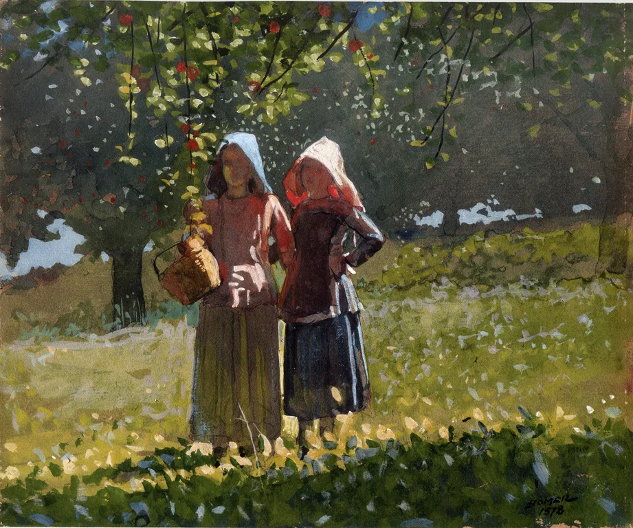 Impressionist landscape painting