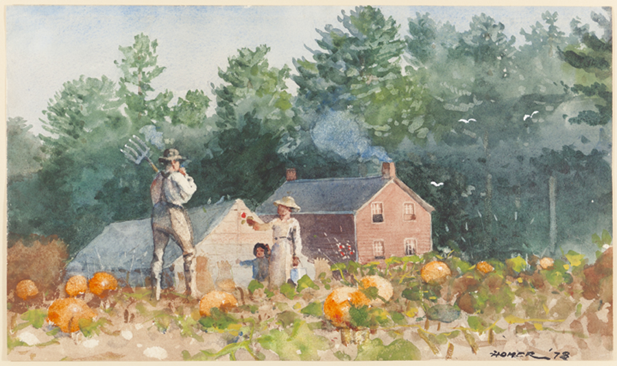 Winslow Homer, Pumpkin Patch (1878)