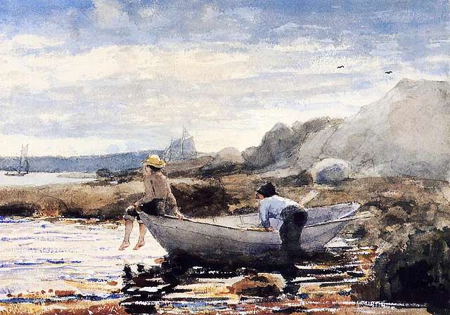 Winslow Homer, Boys in a Dory (1880)
