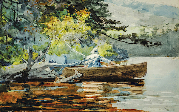 Adirondacks landscape by Winslow Homer