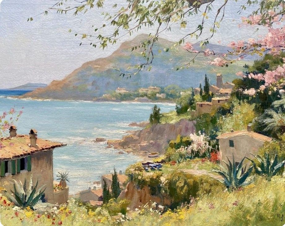 Classic painting used as the article cover