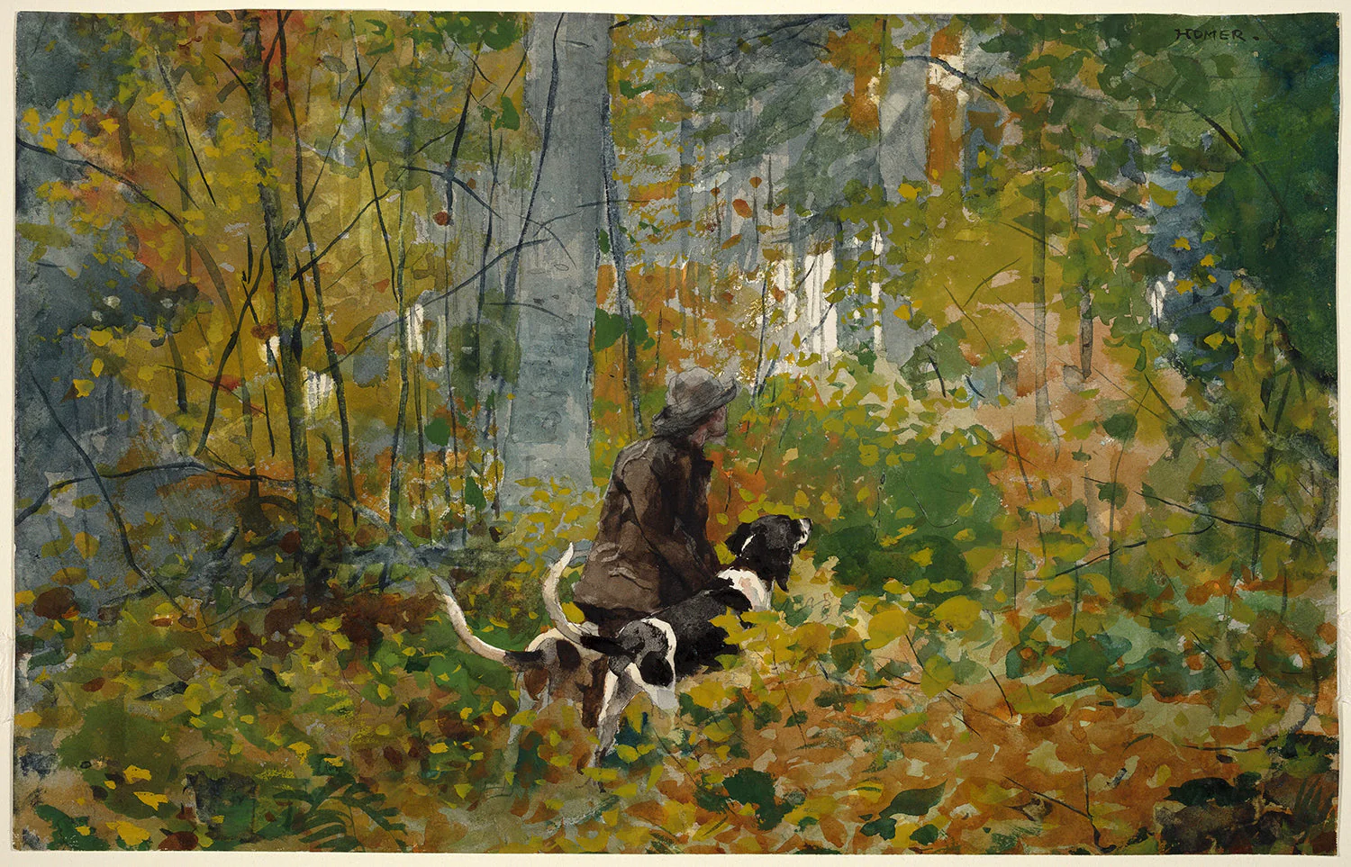 Classic painting used as the article cover